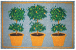 Three Orange Trees - 18" x 30"